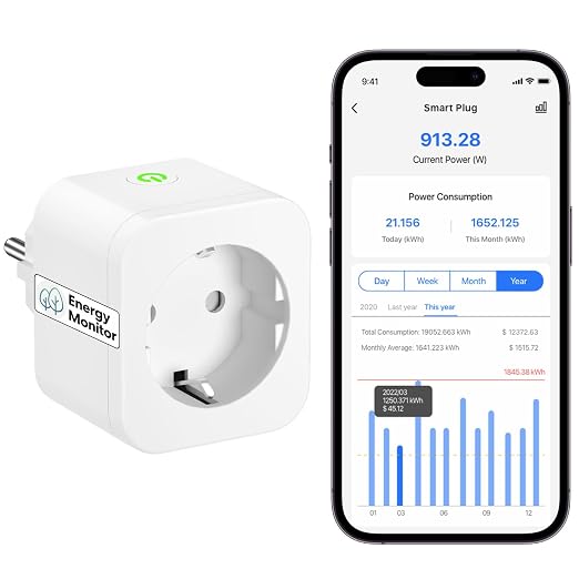 Meross Enchufe Inteligente 16A WiFi+Bluetooth
