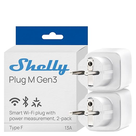 Shelly Plug M Gen3 Matter (Pack 2)